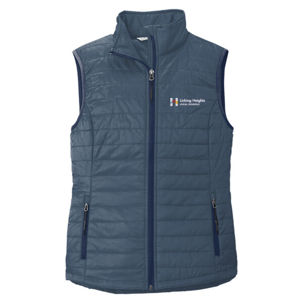 Name - Women's Packable Puffy Vest Thumbnail